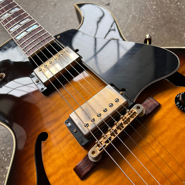 Gibson ES-175 Hollow Body Electric Guitar 1998 - Vintage Sunburst - 9
