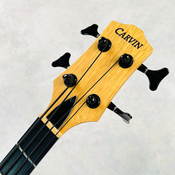 2000s Carvin B4 Korina Top 4-String Bolt-On Electric Bass Guitar - Satin Natural - 10
