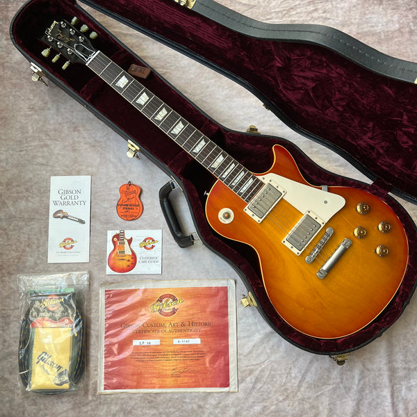 2003 Gibson Custom Shop '58 Les Paul Brazilian Rosewood - Iced Tea - 23