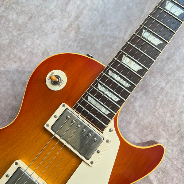 2003 Gibson Custom Shop '58 Les Paul Brazilian Rosewood - Iced Tea - 3
