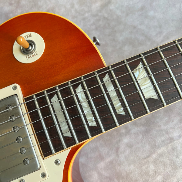 2003 Gibson Custom Shop '58 Les Paul Brazilian Rosewood - Iced Tea - 9