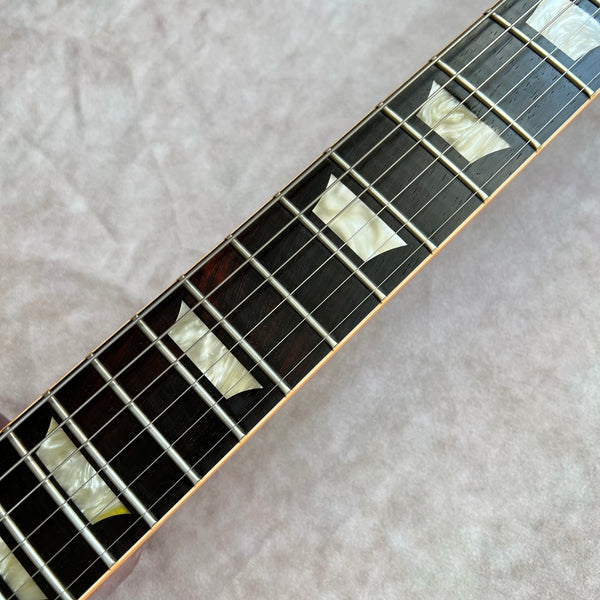 2003 Gibson Custom Shop '60 Les Paul Brazilian Rosewood Music Machine Stinger Series - Faded Tobacco - 12