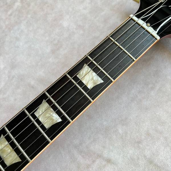 2003 Gibson Custom Shop '60 Les Paul Brazilian Rosewood Music Machine Stinger Series - Faded Tobacco - 13