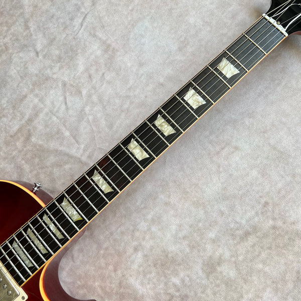 2003 Gibson Custom Shop '60 Les Paul Brazilian Rosewood Music Machine Stinger Series - Faded Tobacco - 14