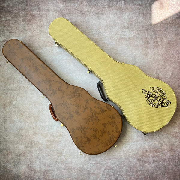 2003 Gibson Custom Shop '60 Les Paul Brazilian Rosewood Music Machine Stinger Series - Faded Tobacco - 24