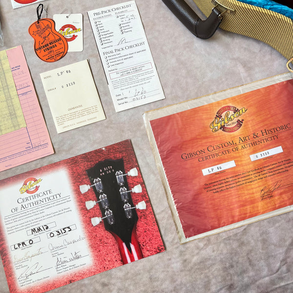 2003 Gibson Custom Shop '60 Les Paul Brazilian Rosewood Music Machine Stinger Series - Faded Tobacco - 25