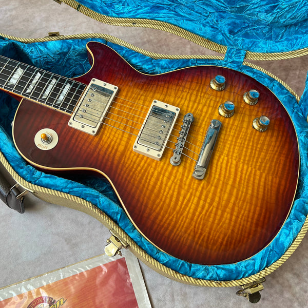 2003 Gibson Custom Shop '60 Les Paul Brazilian Rosewood Music Machine Stinger Series - Faded Tobacco - 26