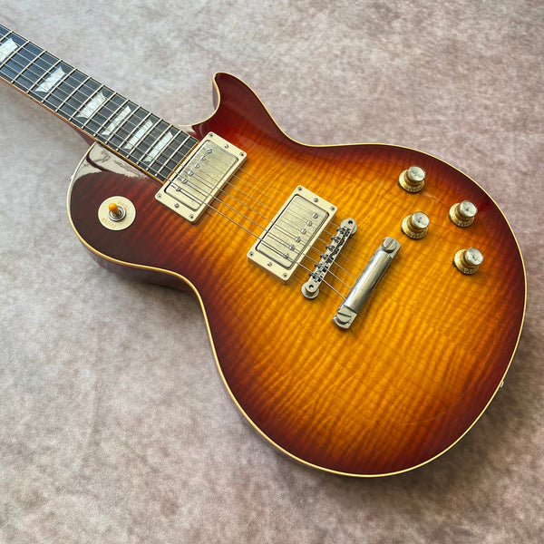 2003 Gibson Custom Shop '60 Les Paul Brazilian Rosewood Music Machine Stinger Series - Faded Tobacco - 3