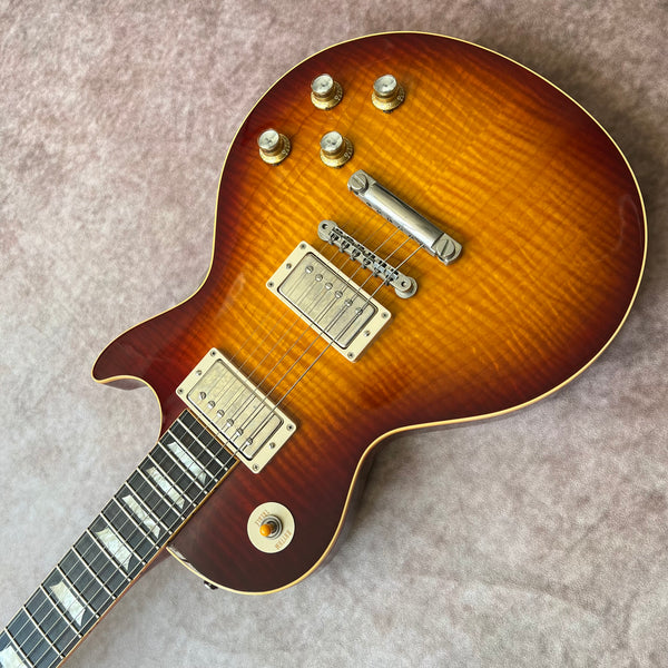 2003 Gibson Custom Shop '60 Les Paul Brazilian Rosewood Music Machine Stinger Series - Faded Tobacco - 4