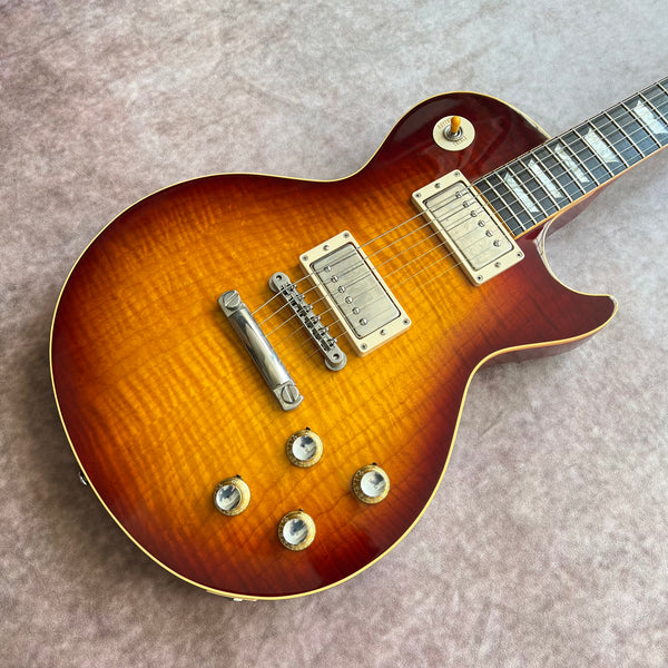 2003 Gibson Custom Shop '60 Les Paul Brazilian Rosewood Music Machine Stinger Series - Faded Tobacco - 5