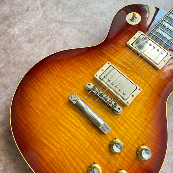 2003 Gibson Custom Shop '60 Les Paul Brazilian Rosewood Music Machine Stinger Series - Faded Tobacco - 7