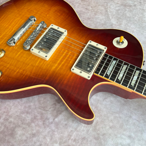 2003 Gibson Custom Shop '60 Les Paul Brazilian Rosewood Music Machine Stinger Series - Faded Tobacco - 9