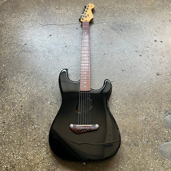 Fender Acoustasonic Stratocaster 2004 - Ebony Transparent - 2