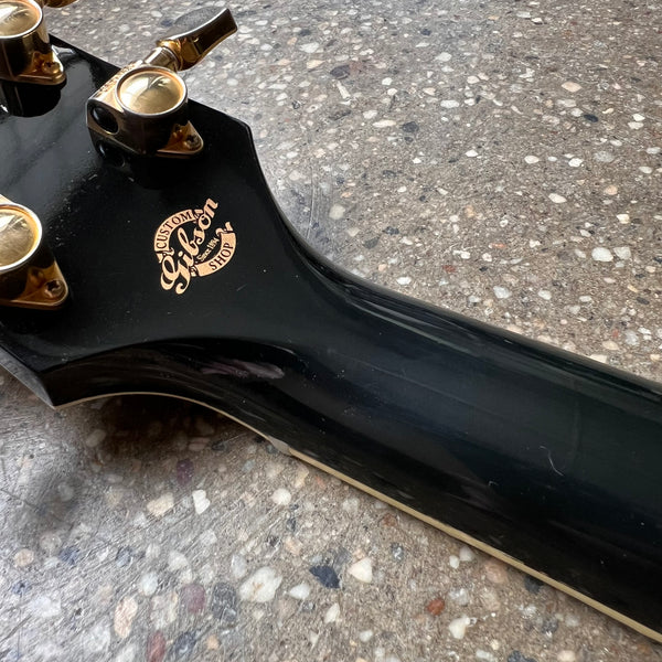 Gibson Custom Shop Les Paul Custom with Bare Knuckle Pickups 2004 - Ebony - 19