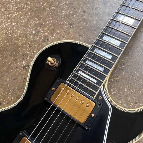 Gibson Custom Shop Les Paul Custom with Bare Knuckle Pickups 2004 - Ebony - 3