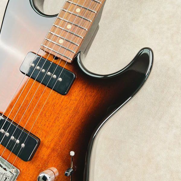 Suhr Standard Chambered Mahogany P-90s 2004 - 2-Tone Sunburst - 6