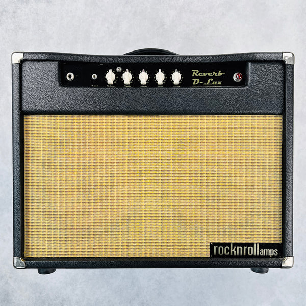 Rocknroll Amps Reverb D-Lux Prototype Handwired 40 Watt 2x10 Tube Amplifier 2010s - Black - 1