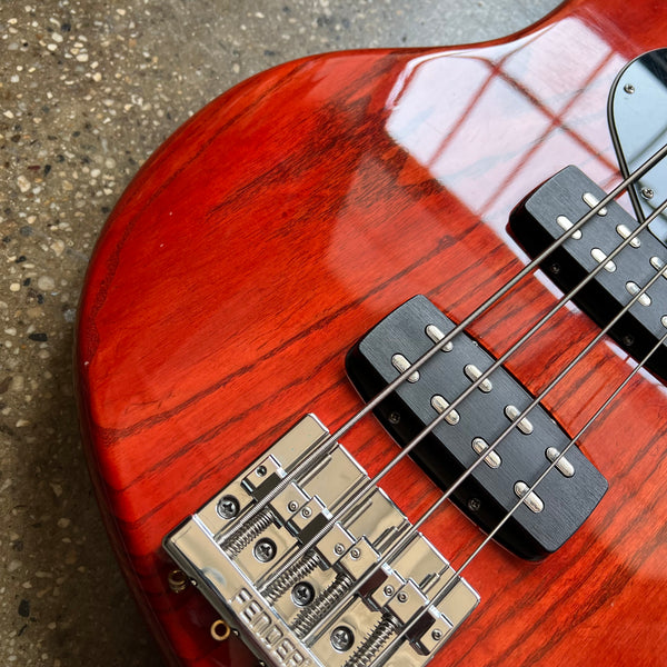 Fender American Deluxe Dimension Bass IV HH Rosewood Fretboard 2013 - Cayenne Burst - 5