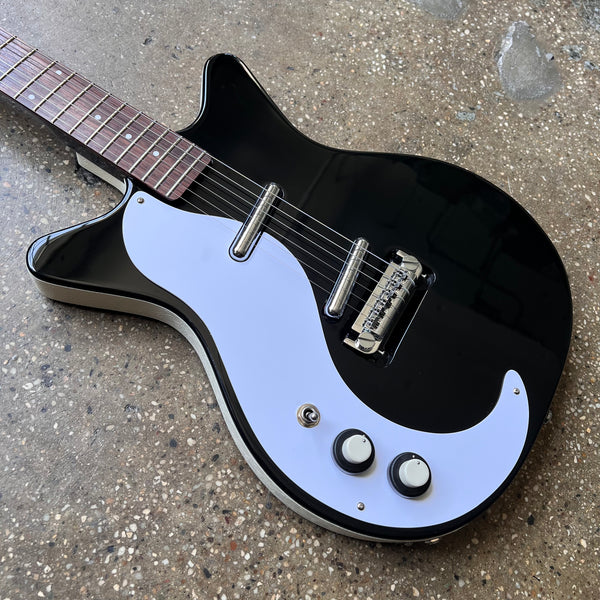 Danelectro 59M NOS Double Cutaway Left Handed 2015 - Black - 17
