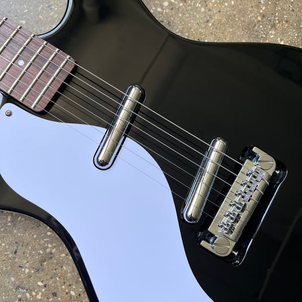Danelectro 59M NOS Double Cutaway Left Handed 2015 - Black - 7
