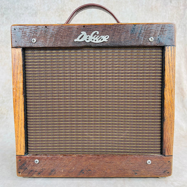 Deluxe Amplification '595F1 Barnwood 5w Champ Replica Jensen 1x6" 2017 - Brown - 1