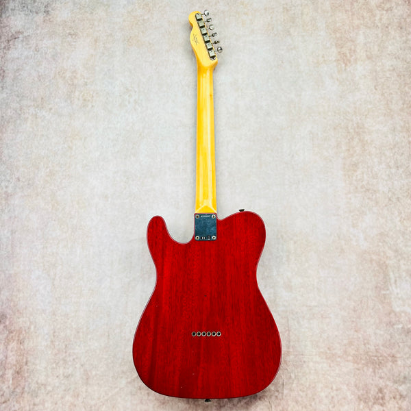 Fender Custom Shop 1963 Mahogany Telecaster Journeyman Relic 2020 - Crimson Transparent - 10