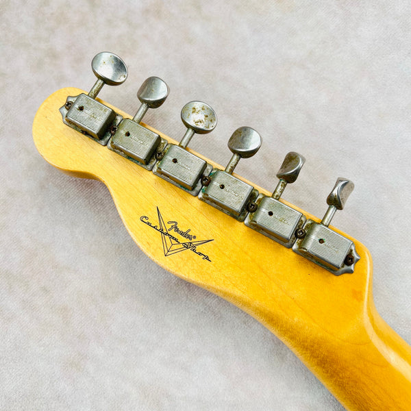 Fender Custom Shop 1963 Mahogany Telecaster Journeyman Relic 2020 - Crimson Transparent - 15