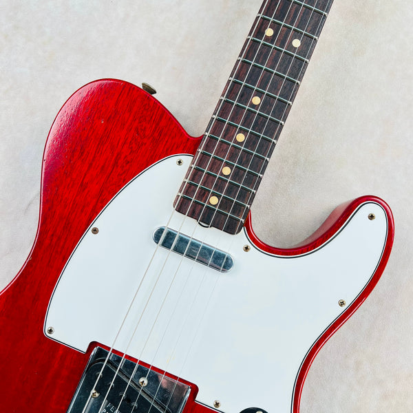 Fender Custom Shop 1963 Mahogany Telecaster Journeyman Relic 2020 - Crimson Transparent - 3