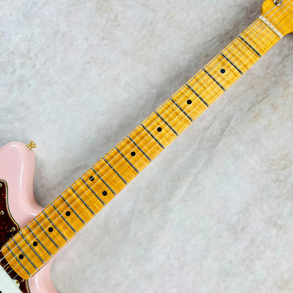 2020 Fender Custom Shop '59 Jazzmaster Wildwood "10" Relic Ready Dealer Select AA Maple Neck Mastery Bridge Shell Pink - 10
