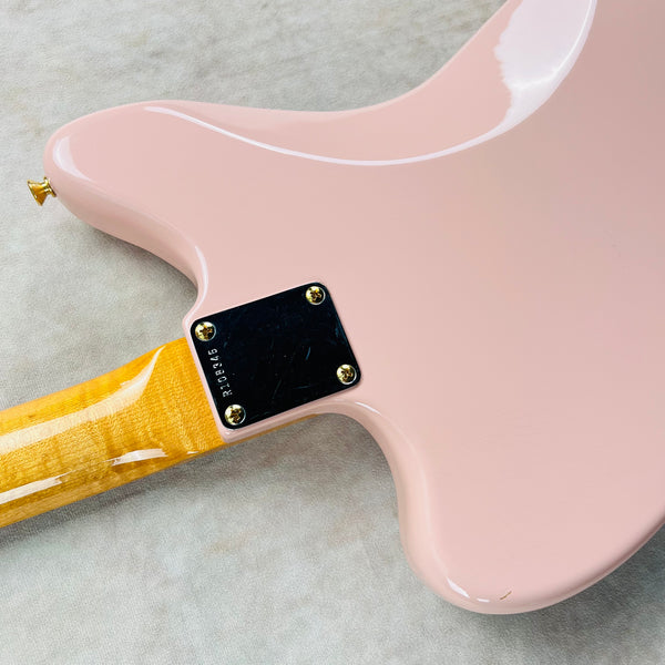 2020 Fender Custom Shop '59 Jazzmaster Wildwood "10" Relic Ready Dealer Select AA Maple Neck Mastery Bridge Shell Pink - 16