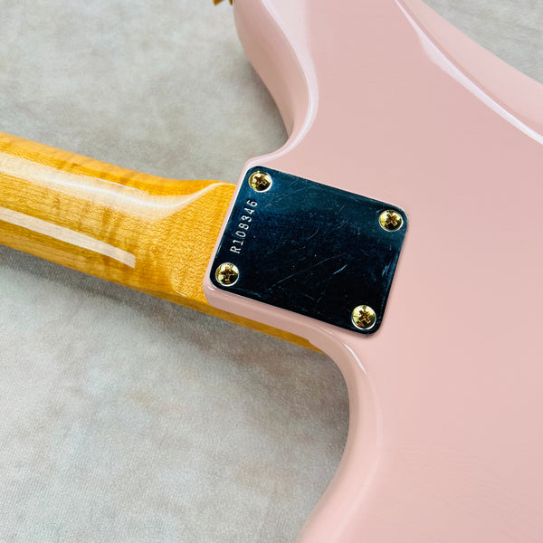 2020 Fender Custom Shop '59 Jazzmaster Wildwood "10" Relic Ready Dealer Select AA Maple Neck Mastery Bridge Shell Pink - 17