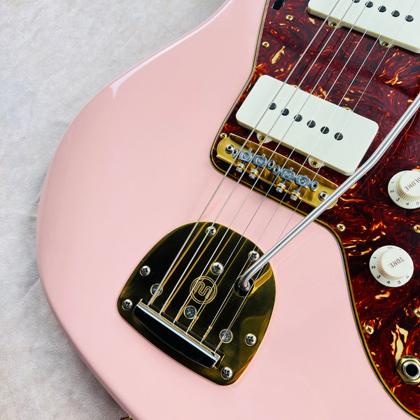 2020 Fender Custom Shop '59 Jazzmaster Wildwood "10" Relic Ready Dealer Select AA Maple Neck Mastery Bridge Shell Pink - 4
