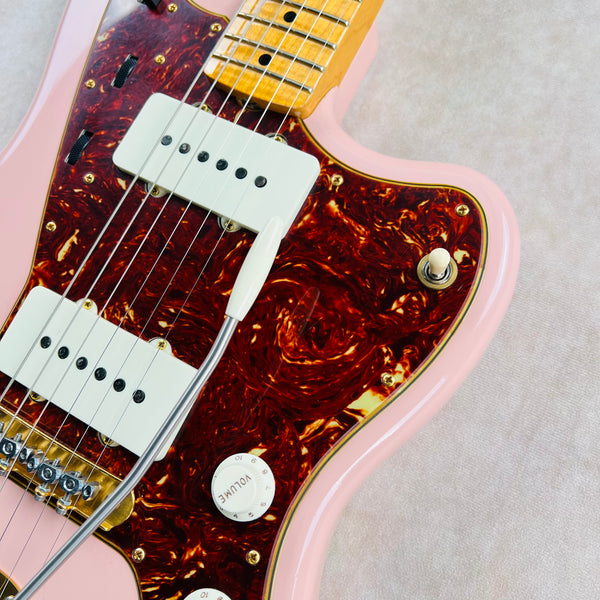 2020 Fender Custom Shop '59 Jazzmaster Wildwood "10" Relic Ready Dealer Select AA Maple Neck Mastery Bridge Shell Pink - 6