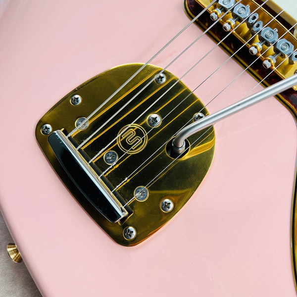 2020 Fender Custom Shop '59 Jazzmaster Wildwood "10" Relic Ready Dealer Select AA Maple Neck Mastery Bridge Shell Pink - 7