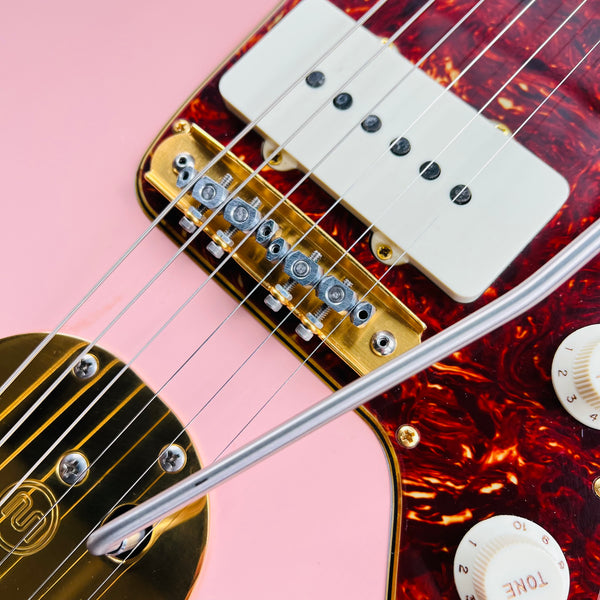 2020 Fender Custom Shop '59 Jazzmaster Wildwood "10" Relic Ready Dealer Select AA Maple Neck Mastery Bridge Shell Pink - 8