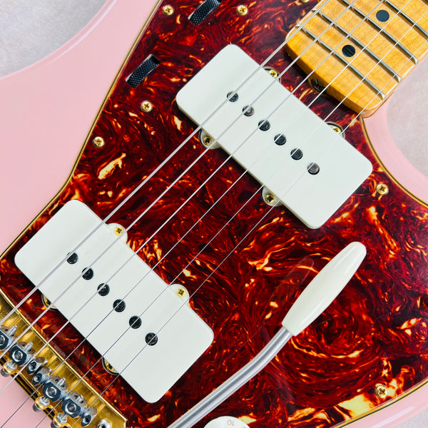 2020 Fender Custom Shop '59 Jazzmaster Wildwood "10" Relic Ready Dealer Select AA Maple Neck Mastery Bridge Shell Pink - 9