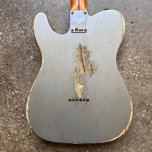 Fender Custom Shop '51 Telecaster HS Heavy Relic 2021 - Faded Pewter - 12