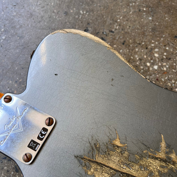 Fender Custom Shop '51 Telecaster HS Heavy Relic 2021 - Faded Pewter - 15