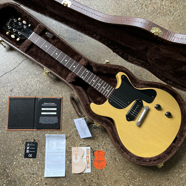 Gibson Custom Shop '58 Les Paul Junior Double Cutaway VOS 2021 - TV Yellow - 20