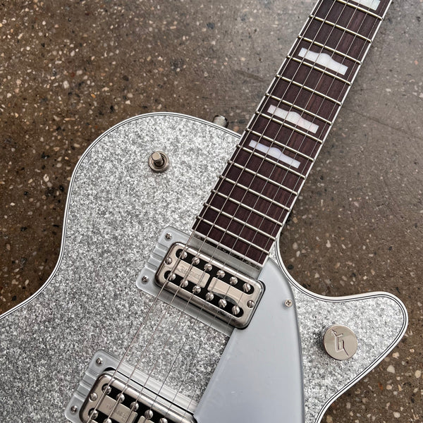 Gretsch G6129T-89 Vintage Select '89 Sparkle Jet with Bigsby 2021 - Silver Sparkle - 3