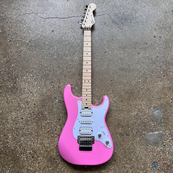 Charvel Pro-Mod So-Cal Style 1 HSH Floyd Rose Maple Fretboard 2022 - Platinum Pink - 2
