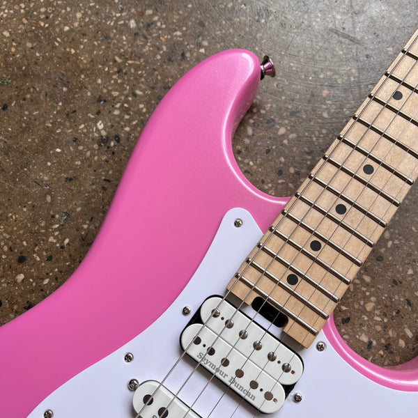 Charvel Pro-Mod So-Cal Style 1 HSH Floyd Rose Maple Fretboard 2022 - Platinum Pink - 3
