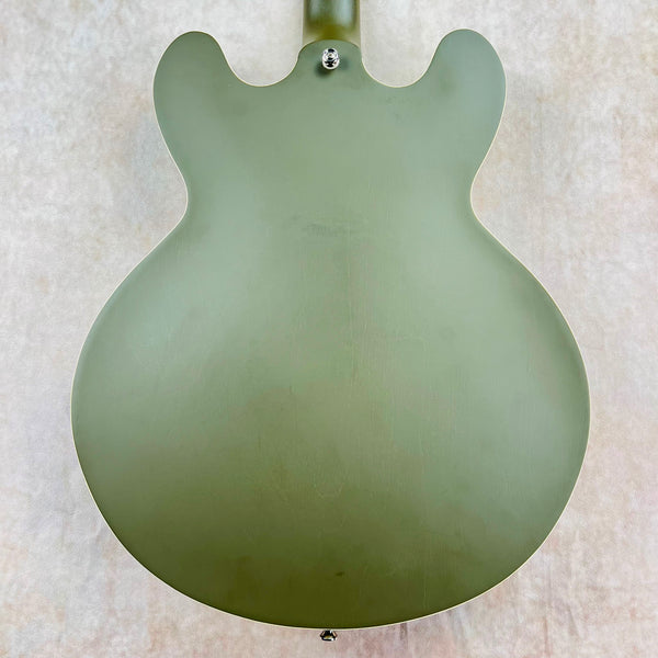 Epiphone Casino Worn Hollowbody with Case 2022 - Worn Olive Drab - 11