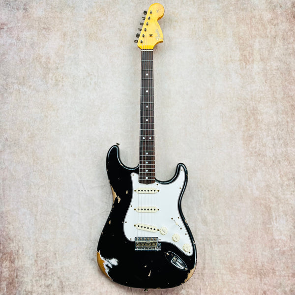Fender Custom Shop 1967 Stratocaster Heavy Relic 2022 - Aged Black - 2