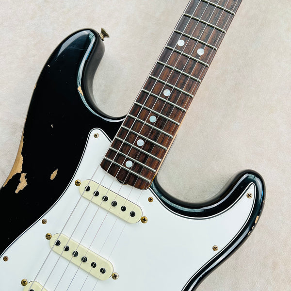 Fender Custom Shop 1967 Stratocaster Heavy Relic 2022 - Aged Black - 3