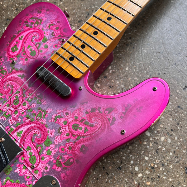 Fender Custom Shop '68 Telecaster Relic Limited Edition 2022 - Pink Paisley - 6