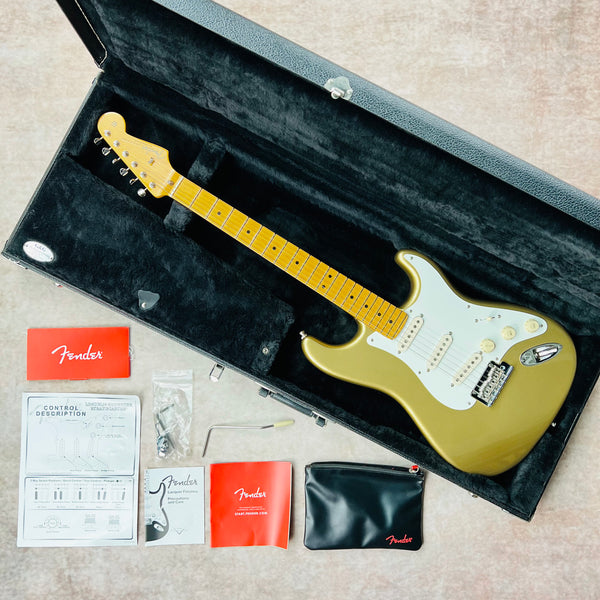 Fender Lincoln Brewster Stratocaster Maple Fingerboard - Aztec Gold - 18