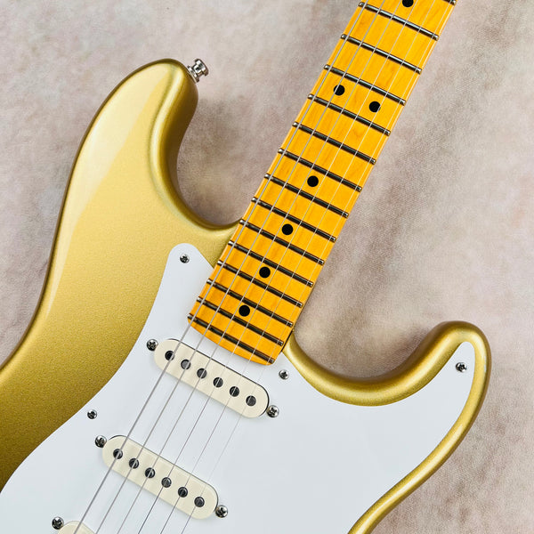Fender Lincoln Brewster Stratocaster Maple Fingerboard - Aztec Gold - 3