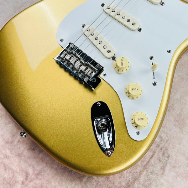 Fender Lincoln Brewster Stratocaster Maple Fingerboard - Aztec Gold - 5