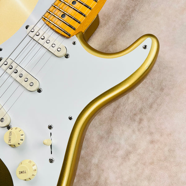 Fender Lincoln Brewster Stratocaster Maple Fingerboard - Aztec Gold - 6